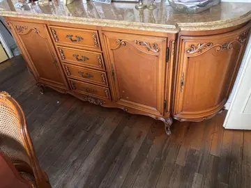 Enfilade avec socle en marbre