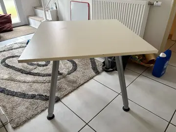 table carré réglable bureau