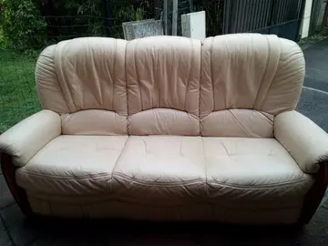 Canapé cuir 3 places