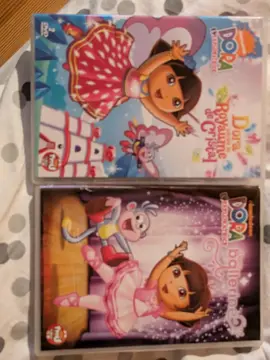 lot de 2 DVD enfants DORA
