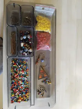 Perles pour bijoux, boucles d'oreilles