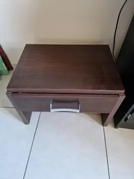 table de chevet bois