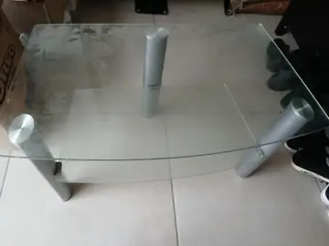 meuble verre tv