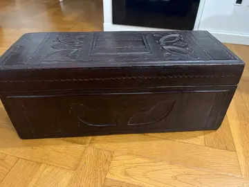 boîte en cuir