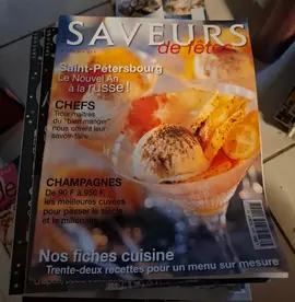lot de magazines de cuisine