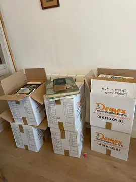 6 Cartons de livres