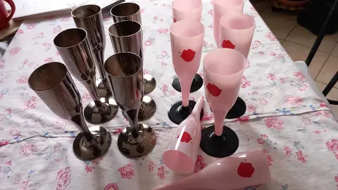 flutes a champagne jetables