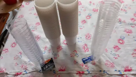 verres jetables, verres dégustation et verres pour vérines