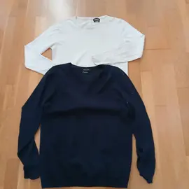 2 pulls cashmere et soie