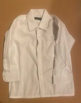 Chemise blanche garçon 8 ans