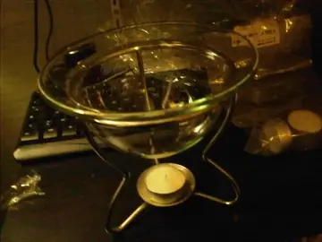 service à fondue de chocolat ou brûle parfum