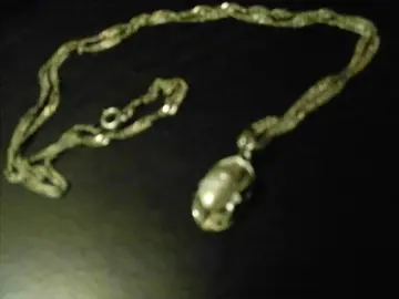 MEDAILLE ET CHAINE EN ARGENT - Scarabée Egypte