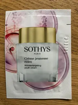 Echantillon crème jeunesse (rides)