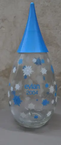 Bouteille Evian série limitée 2004