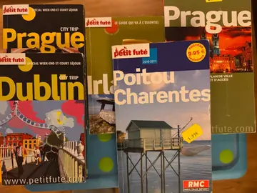 Lot de guides de voyage
