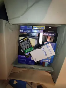 carton vhs enregistrées