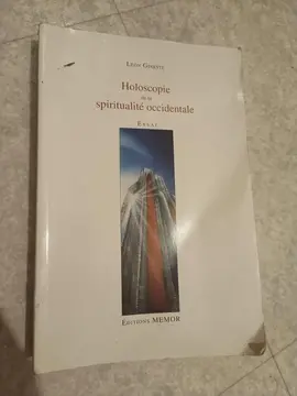 livre holoscopie de la spiritualité occidentale