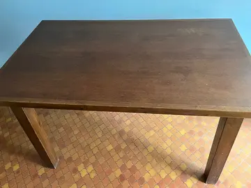 table bois avec tiroir