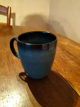 mug bleu neuf