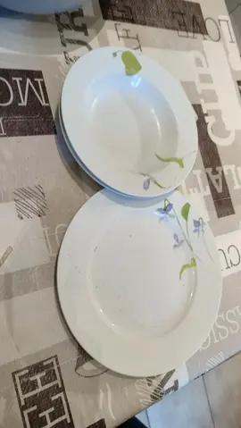 2 assiettes creuse et 1 plates