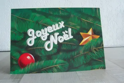 Carte de noël 3D