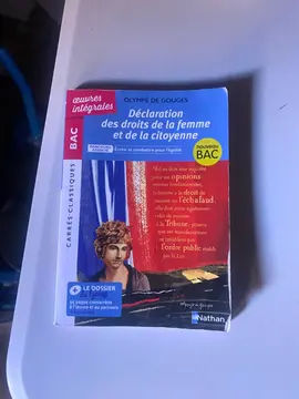 déclaration des droits de la femme