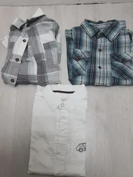 3 chemises ML garçon 8 ans