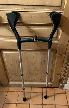 Paire de béquilles réglables en hauteur