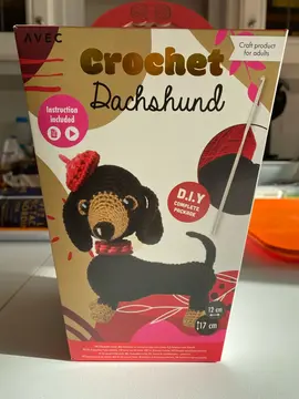 Kit crochet DIY teckel