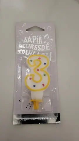 Bougie Anniversaire 3