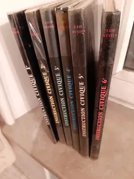 Instruction civique les 6 volumes Nathan