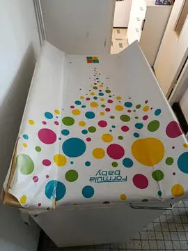 table a langer baignoire incorporer et 4 tiroirs