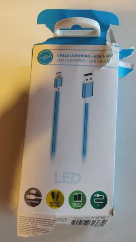 Câble lightning LED