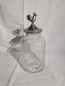 Bocal en verre décoratif