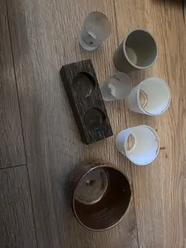 lot photophores, petits pots