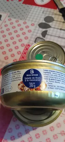 boîtes de thon mexicain