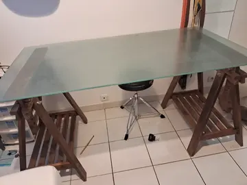 bureau plateau + traiteaux