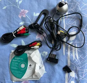 web cam et tapis de souris