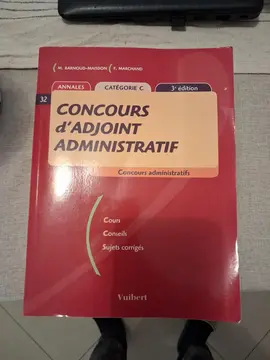 livre concours adjoint administratif cat c