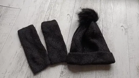 Lot mitaines + bonnet