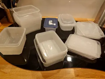 Lot de tupperware
