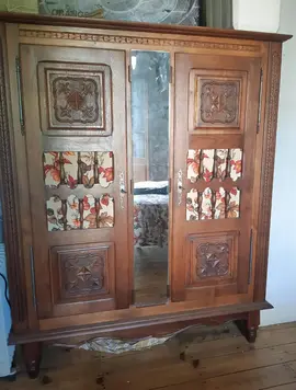 chambre style Basque en bois massif