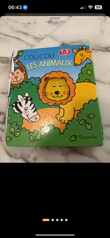 livre animaux cartonné