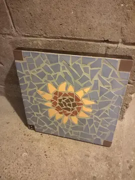 Table basse décorée