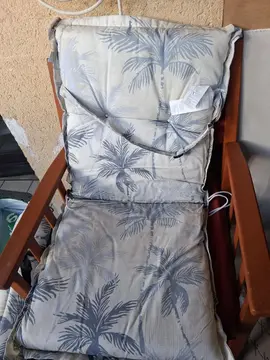 2 coussins de fauteuils de jardin