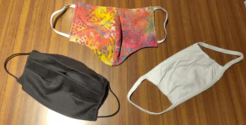 3 masques tissu