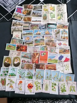 Lot de timbres de saint Thomas et principe