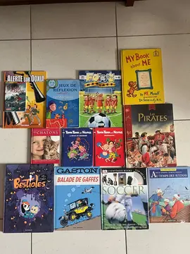 Lot de livres et bd enfant