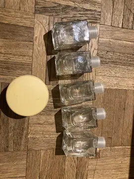 Lot de contenants en verre vides