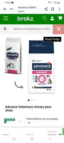 Croquettes pour chiens Urinary